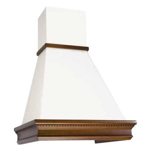 Вытяжка купольная Elikor Вилла Луизиана 90П-650-П3Д White/Brown в ДНС