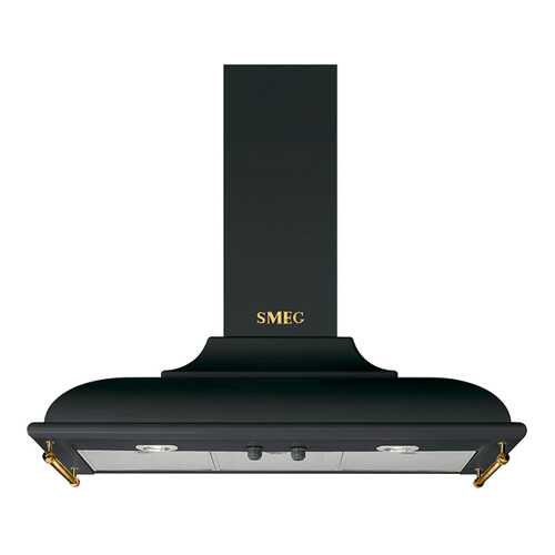 Вытяжка купольная Smeg KC19AOE Black/Gold в ДНС
