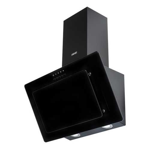 Вытяжка наклонная Amari Vero black glass 50 в ДНС