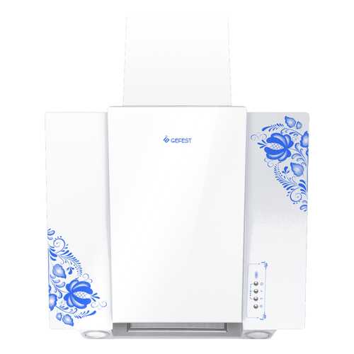 Вытяжка наклонная GEFEST ВО 3603 К18 White/Blue в ДНС