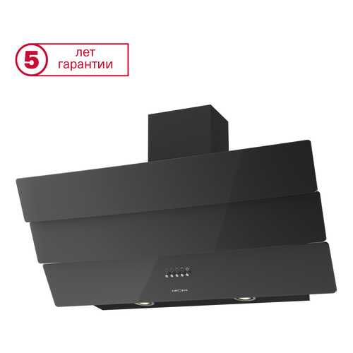 Вытяжка наклонная Krona Inga 900 push button Black в ДНС