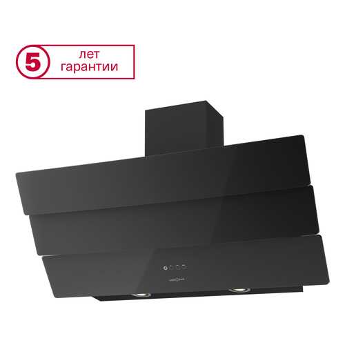 Вытяжка наклонная Krona Inga 900 sensor Black в ДНС