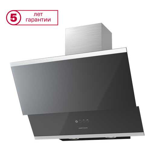 Вытяжка наклонная Krona Irma 600 Sensor Black/Silver в ДНС