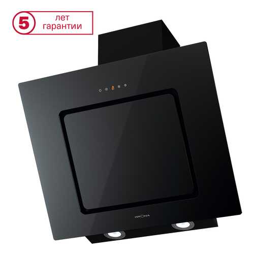 Вытяжка наклонная Krona Kirsa 600 glass sensor Black в ДНС