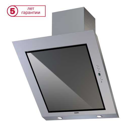 Вытяжка наклонная KRONAsteel Aida Silent 600 5P Silver/Black в ДНС