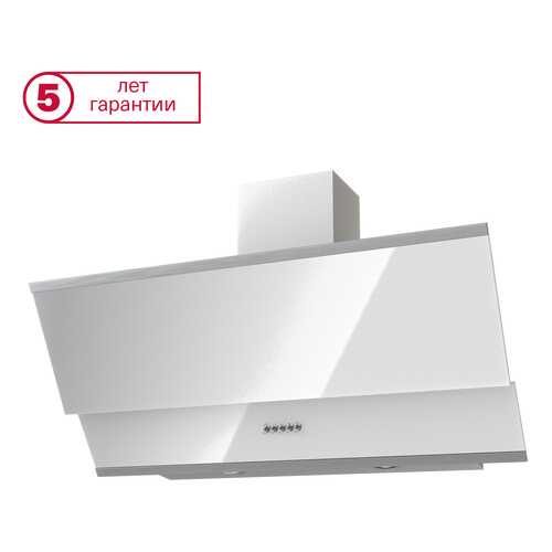 Вытяжка наклонная KRONAsteel Irida 900 PB White/Grey в ДНС