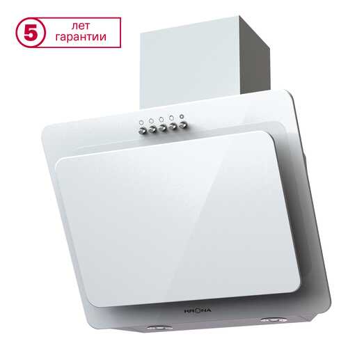 Вытяжка наклонная KRONAsteel Liva 500 PB White в ДНС