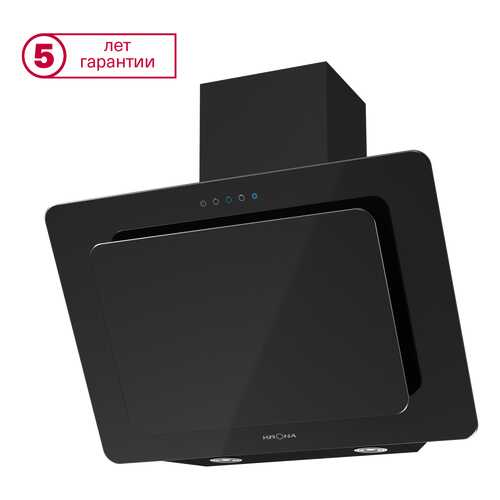 Вытяжка наклонная KRONAsteel Liva 600 S Black в ДНС