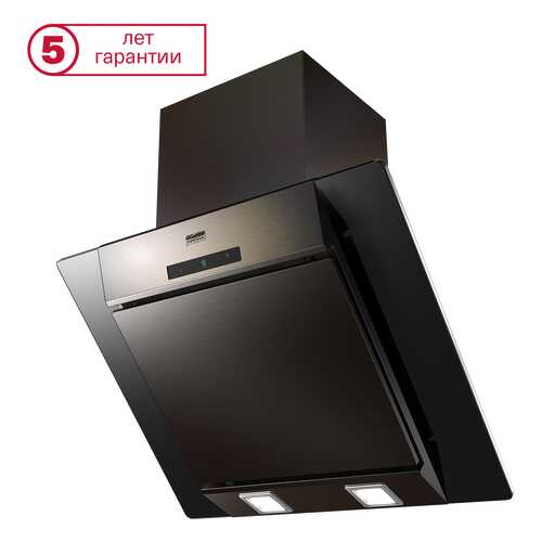 Вытяжка наклонная KRONAsteel Simona 600 3S Black в ДНС