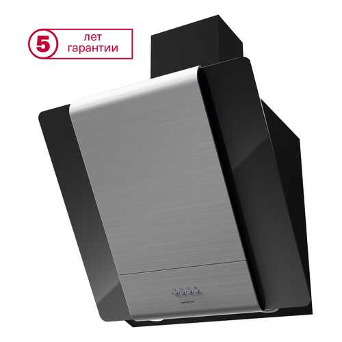 Вытяжка наклонная KRONAsteel Talli 3P 600 Silver/Black в ДНС