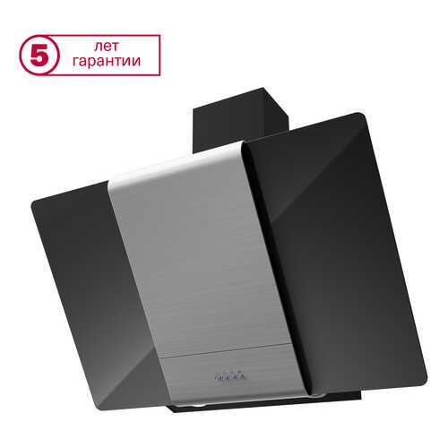 Вытяжка наклонная KRONAsteel Talli 3P 900 Silver/Black в ДНС