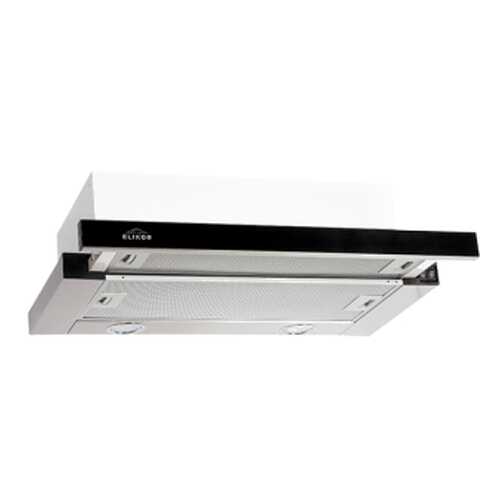 Вытяжка встраиваемая Elikor Интегра Glass 60H-400-В2Г Silver/Black в ДНС