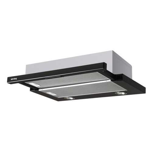 Вытяжка встраиваемая Korting KHP 6313 N Silver/Black в ДНС
