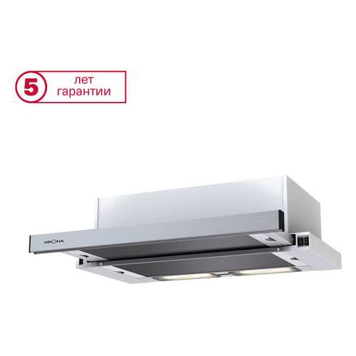 Вытяжка встраиваемая Krona Kamilla 2M 600 White/Silver в ДНС