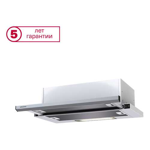 Вытяжка встраиваемая Krona Kamilla slim 600 White/Inox (2мотора) в ДНС