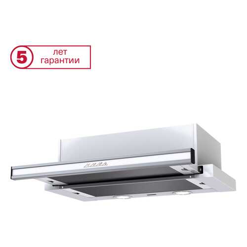 Вытяжка встраиваемая KRONAsteel Paola 600 Silver/White в ДНС